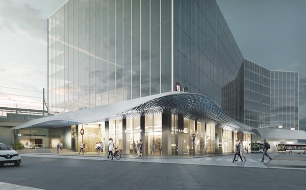 Future gare de Chatillon-Montrouge. © Périphériques architectes